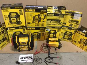 lot 66 image: MIX LOT DEWALT PORTABLE BATTERY CHARGER Customer Returns See Pictures 