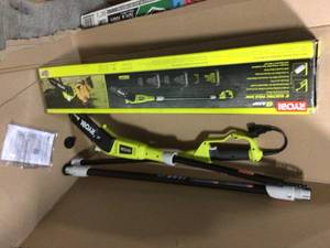 lot 87 image: 8 in. 6 Amp Pole Saw by RYOBI Customer Returns See Pictures 