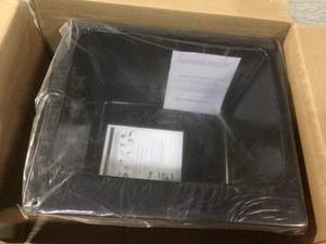 lot 22 image: Wakefield Natural Stone Dual Mount Granite Composite 25 in. 0-Hole Utility Single Bowl Kitchen Sink in Black Customer Returns See Pictures 