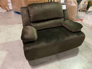 lot 163 image: Ashley Clonmel Chocolate Zero Wall Wide Seat Recliner see pictures