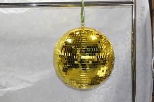 lot 982 image: Disco Mirror Ball Gold 16D