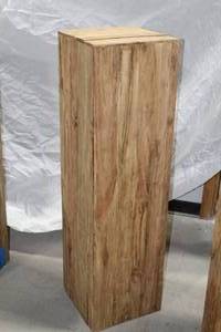 lot 1016 image: Wood Pedestal 14Lx14Wx49H