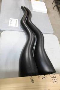 lot 1033 image: Lot of (2) Unlimited Containers Inc Tusk Table Dcor Black 39Lx6D (in box)
