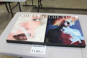 lot 1140 image: Lot of (2) Couture Wall Art 2Tx15-12Wx19-12H