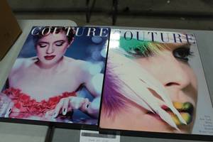 lot 1144 image: Lot of (2) Couture Wall Art 2Tx15-12Wx19-12H