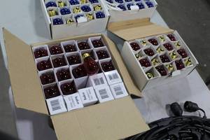 lot 1197 image: Lot of (43) Caf Lights Red (in 2 boxes)