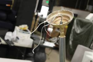 lot 1198 image: Hanging Chandelier 5-lamp