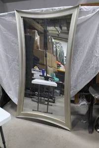 lot 1114 image: Framed Wall Mirror Silver 81-12Lx2Tx44-12W