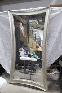 lot 1162 image: Framed Wall Mirror Silver 81-12Lx2Tx44-12W
