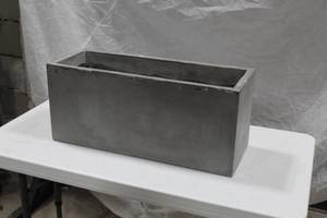 lot 1117 image: Accent Dcor Concrete Planter 27-12Lx10Wx12H