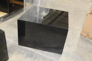 lot 1174 image: Acrylic Display Stand Black 24-34Lx24-34Wx16H