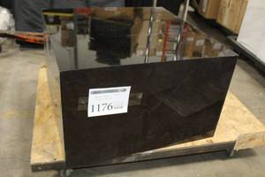lot 1176 image: Acrylic Display Stand Black 27-78Lx25-78Wx16H