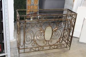 lot 1131 image: Metal Table Stand 43Lx14Wx32H