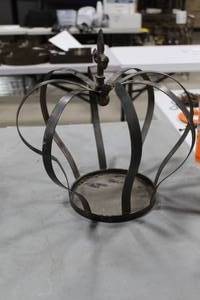 lot 1817 image: Gothic Candleholder 13Dx13H