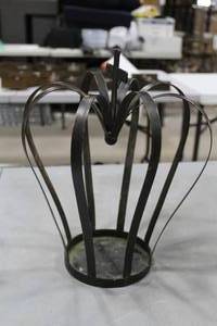 lot 1818 image: Gothic Candleholder 11Dx13H