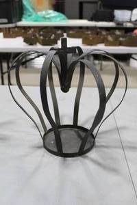 lot 1819 image: Gothic Candleholder 12Dx13H