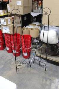 lot 1829 image: Lot of (2) Easels 17-12Wx62H