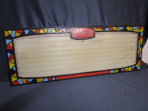 lot 77 image: Schmidt menu board - plastic, 39Lx...