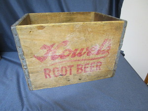 lot 84 image: Vintage Howels Root Beer box from ...