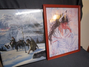 lot 97 image: American Indian hunting with spirit...