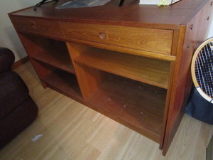 lot 110 image: Television stand 48Lx18Dx29H...