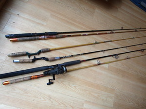 lot 144 image: Fishing rods, six 2-piece...