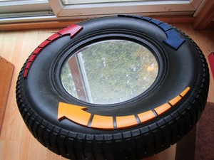 lot 152 image: Racing wheel 24 mirror, Home Inter...