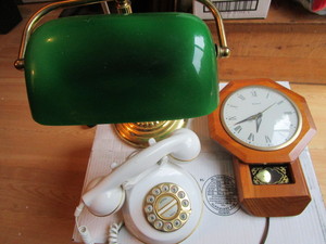 lot 170 image: Lawyers style desk lamp brass fini...