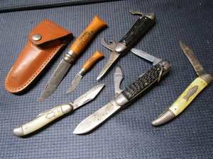 lot 208 image: Pocket knives with Imperial, qty 6...