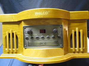 lot 209 image: Philco turntable CD player with cas...