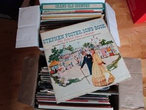 lot 215 image: Records with Scandinavian...