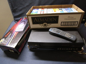 lot 226 image: Zenith VCR, VHS tape rewinder, VHS ...