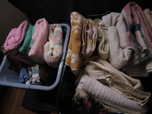 lot 236 image: Towels including bath, qty 13...