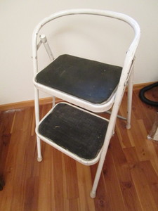 lot 282 image: Step stool, folding...
