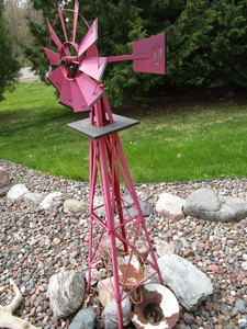 lot 307 image: Yard windmill, 54H with IH, mini w...