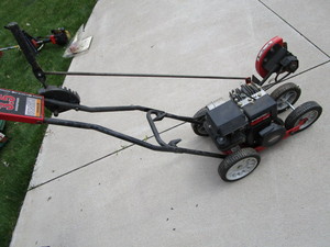 lot 23 image: MTD Edger, 3.5hp, has been stored i...