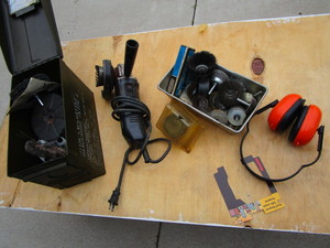 lot 40 image: Craftsman 4.5 disk grinder, wire wh...