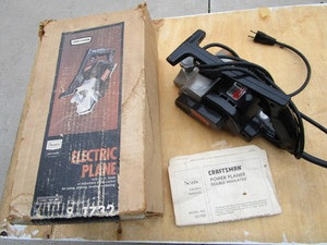 lot 42 image: Sears power planer, 3-58 blade, w...