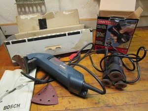 lot 337 image: Bosch detail sander, Craftsman 3D s...