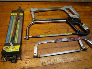 lot 349 image: Hack saws, new blade...
