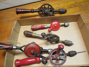 lot 347 image: Ratchet hand drills with Miller Fal...