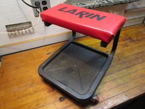 lot 351 image: Larin roller shop stool...