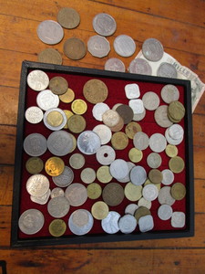 lot 408 image: Foreign coins, 80 including France...