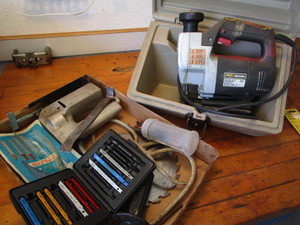 lot 411 image: Skil Vari-Orbit jig saw, new blades...