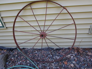 lot 425 image: Steel wheel 42x1-12...