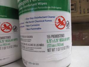 lot 16 image: Peroxide Disinfecting Wipes