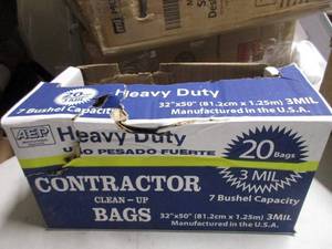 lot 86 image: HD Contractor Bags