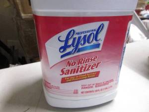 lot 130 image: Lysol No Rinse Sanitizer