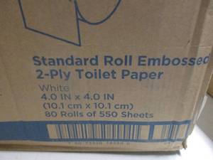 lot 2 image: Embossed Toilet Paper