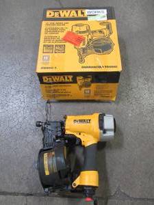lot 6 image: DEWALT Pneumatic 15-Degree Coil Siding Nailer, DW66C-1 - USED.